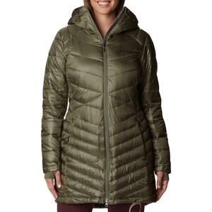 Columbia Joy Peak Mid Hooded Jacket for Ladies - Stone Green -